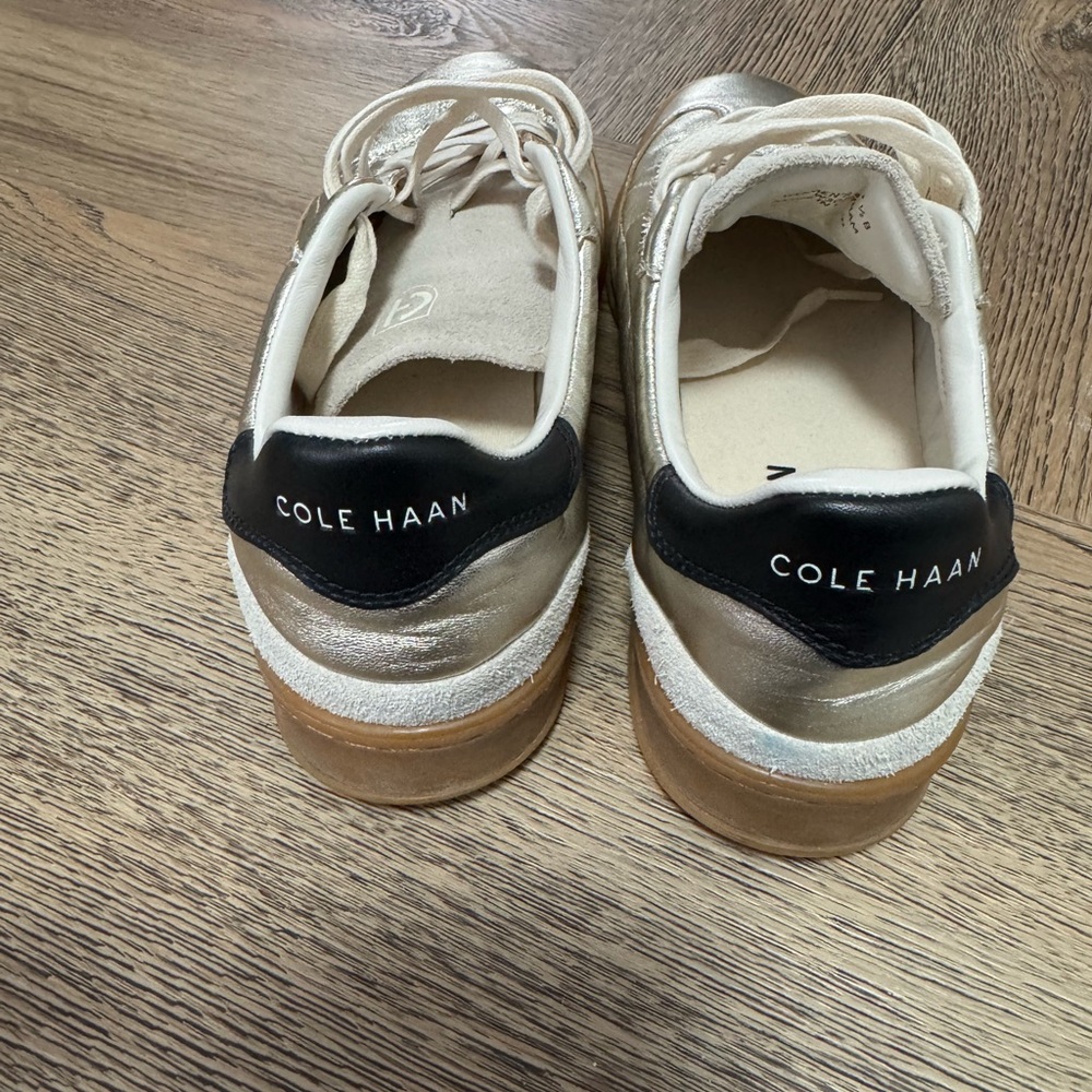 Cole Haan Gold Grandpro Sneakers - Picture 4 of 10